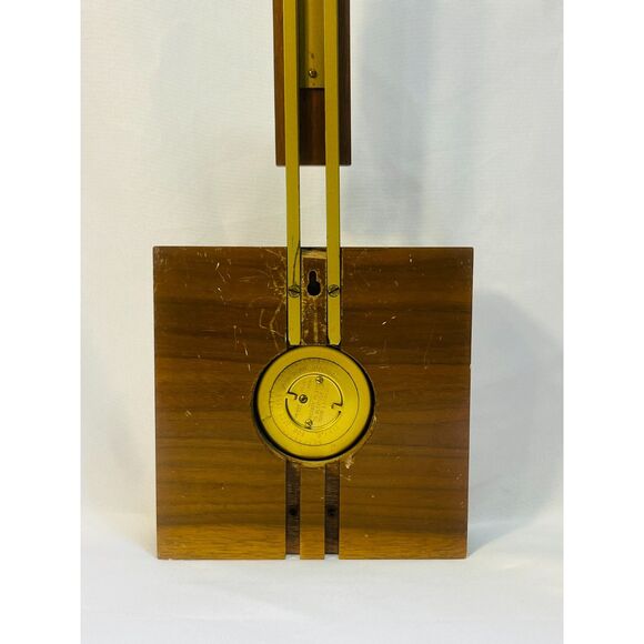 Vintage MCM Taylor Barometer Thermometer Art Deco WORKS - Picture 4 of 11